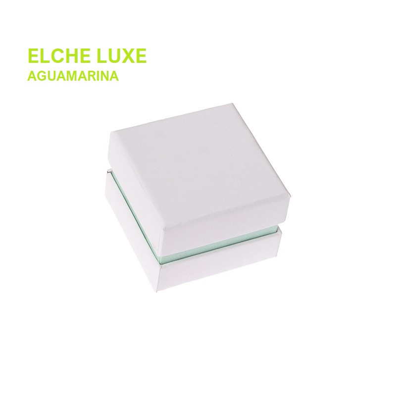 Caja Elche LUXE sortija/pendientes 51x51x37 mm.